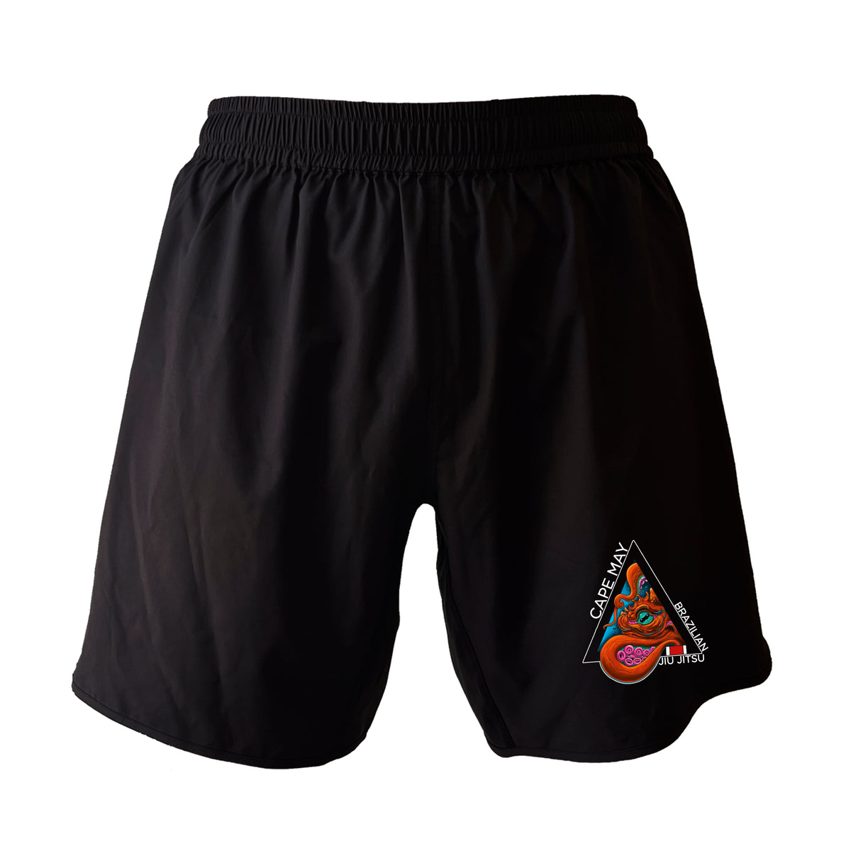 Cape May Brazilian Jiu Jitsu All Black Custom Shorts 2.0 #8030 A