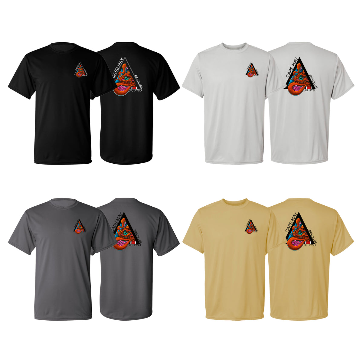 Cape May Brazilian Jiu Jitsu Academy Dry Fit Shirts #8030 A