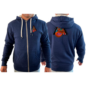 Cape May Brazilian Jiu Jitsu Academy Sherpa Lined Zip-Up Hoodie #8030 A