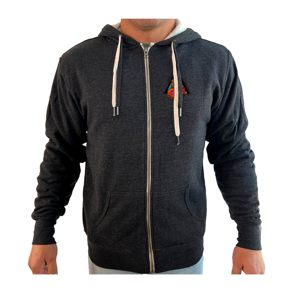 Cape May Brazilian Jiu Jitsu Academy Sherpa Lined Zip-Up Hoodie #8030 A