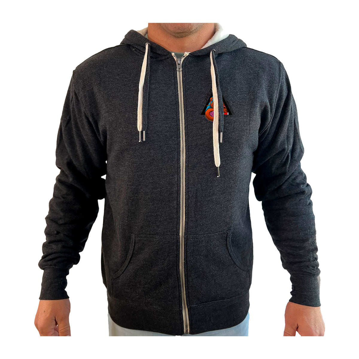 Cape May Brazilian Jiu Jitsu Academy Sherpa Lined Zip-Up Hoodie #8030 A