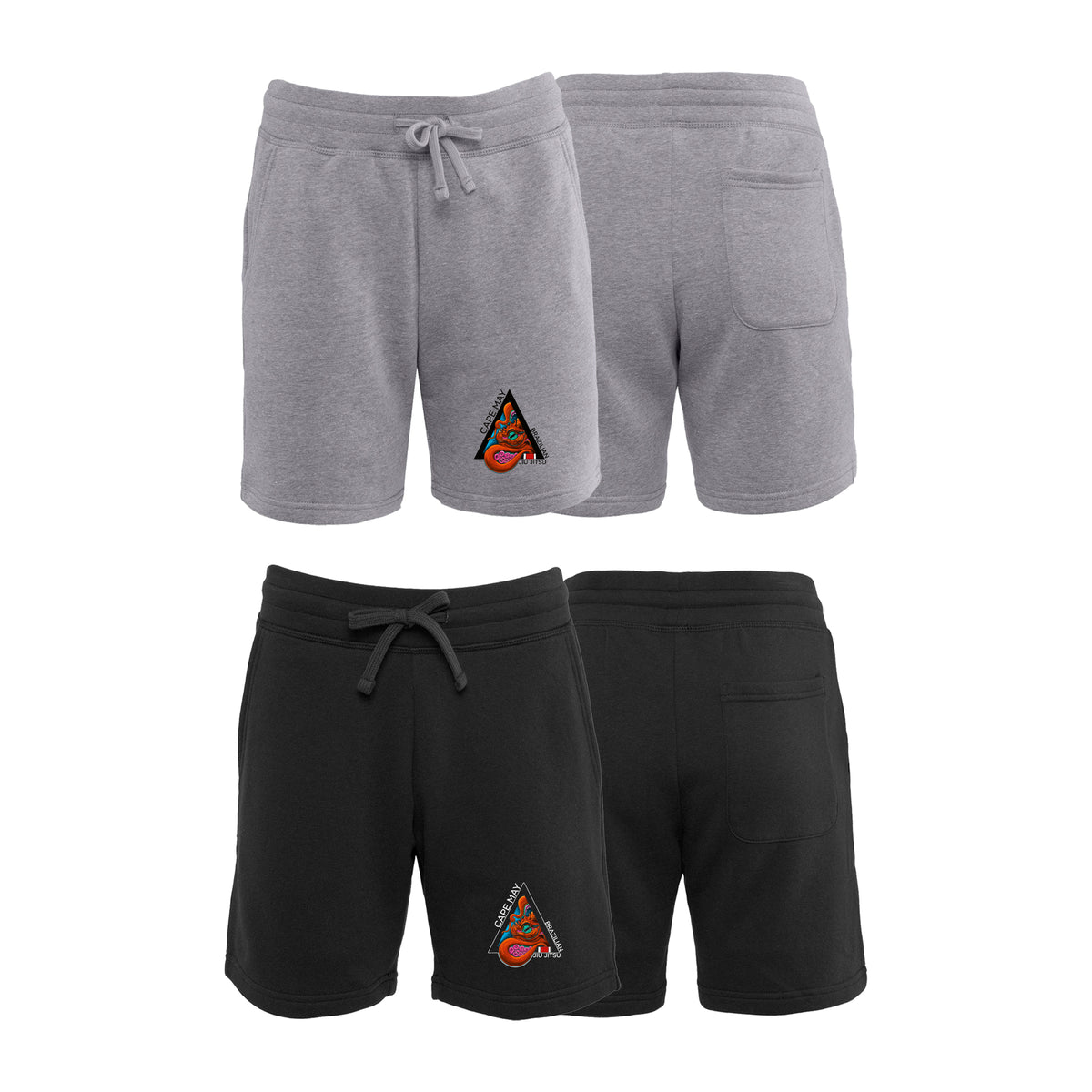 Cape May Brazilian Jiu Jitsu Academy Sweat Shorts #8030 A