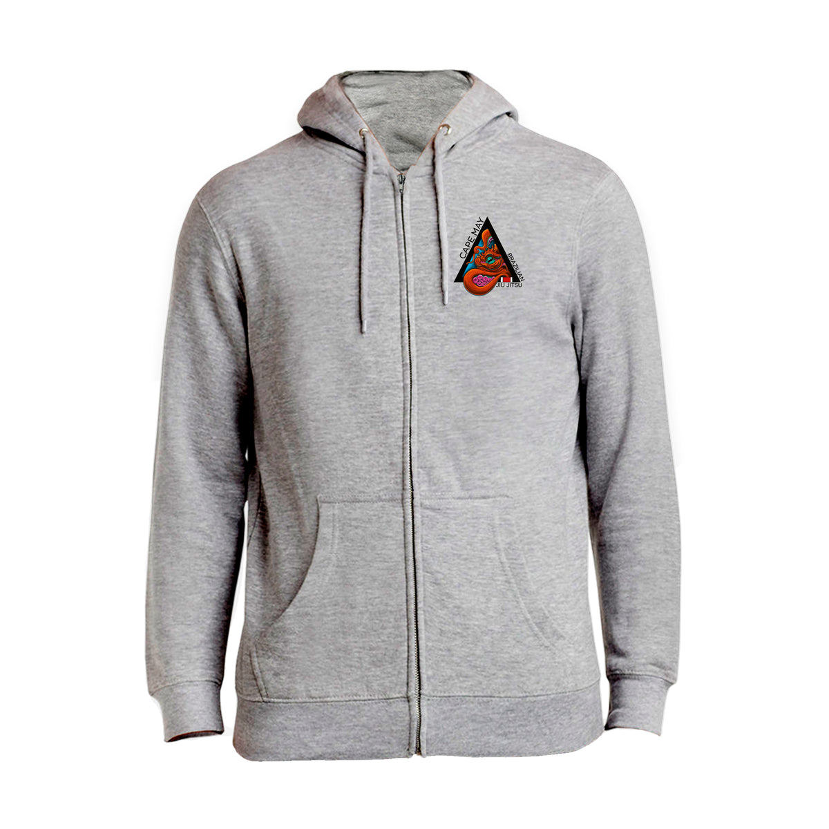 Cape May Brazilian Jiu Jitsu Academy Zip-Up Hoodies #8030 A