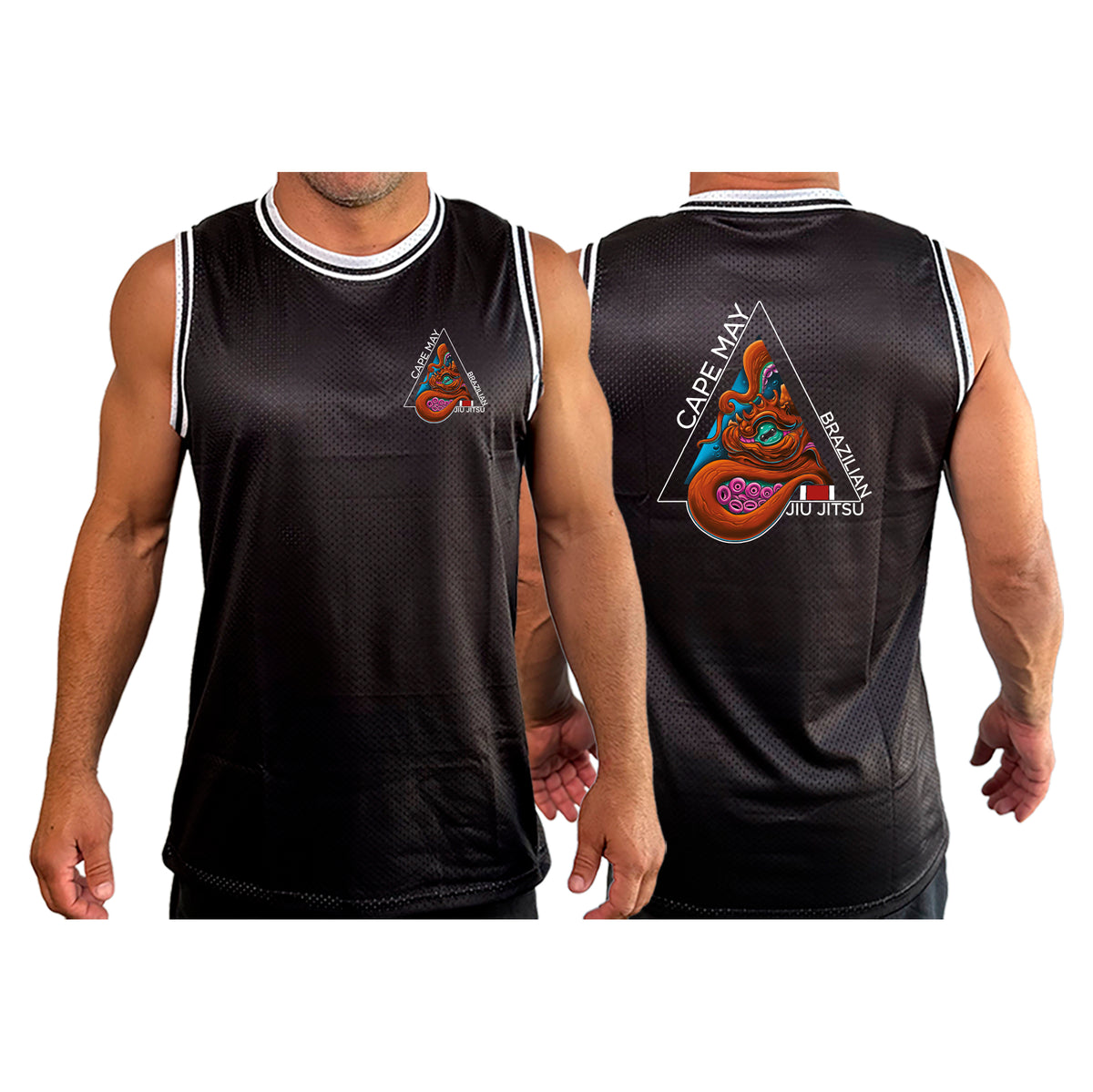 Cape May Brazilian Jiu Jitsu Academy Basketball Jerseys #8030 A