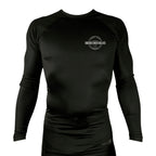 Buddies Over Bullies All Black Custom Rash Guards Long Sleeves #8031 A