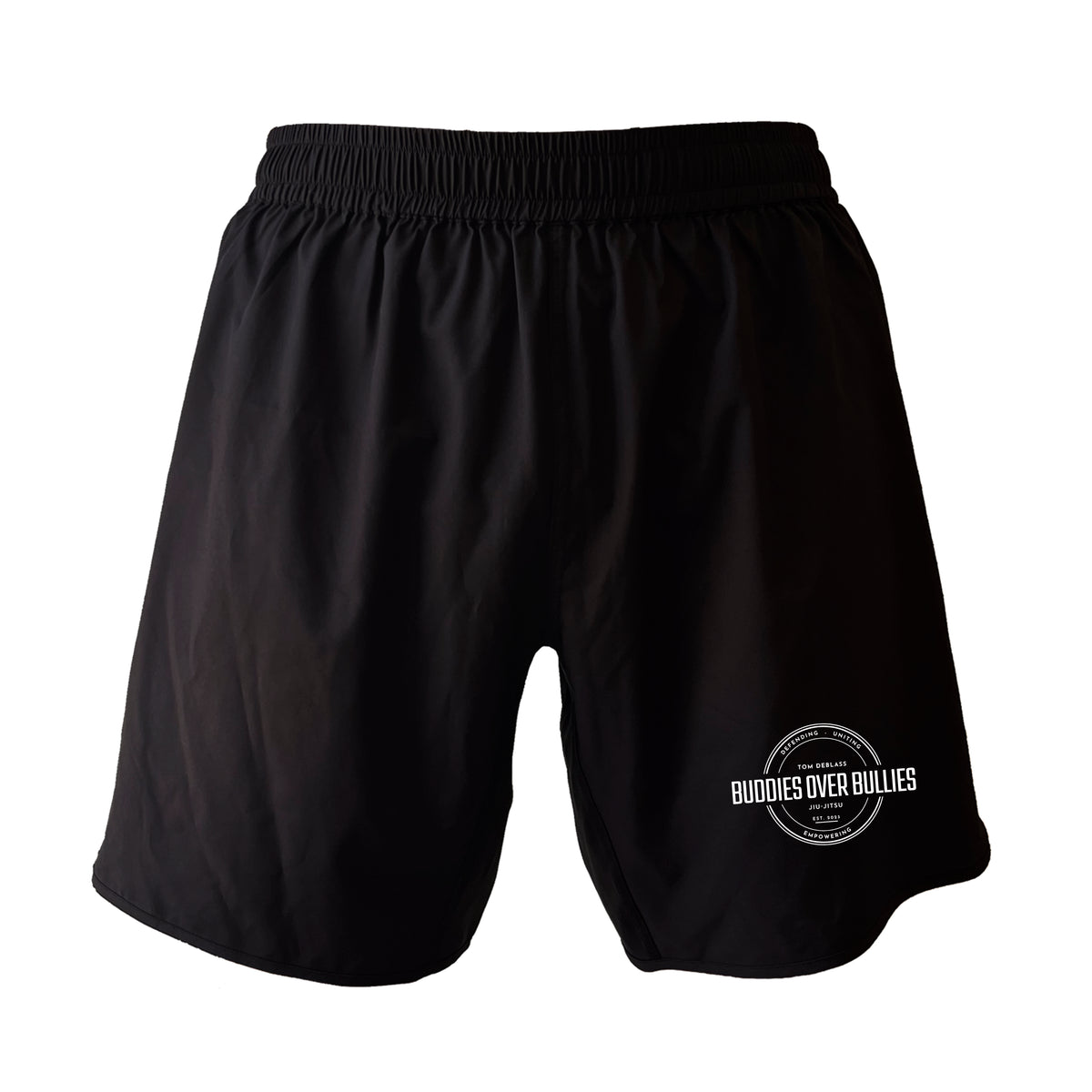 Buddies Over Bullies All Black Custom Shorts 2.0 #8031 A