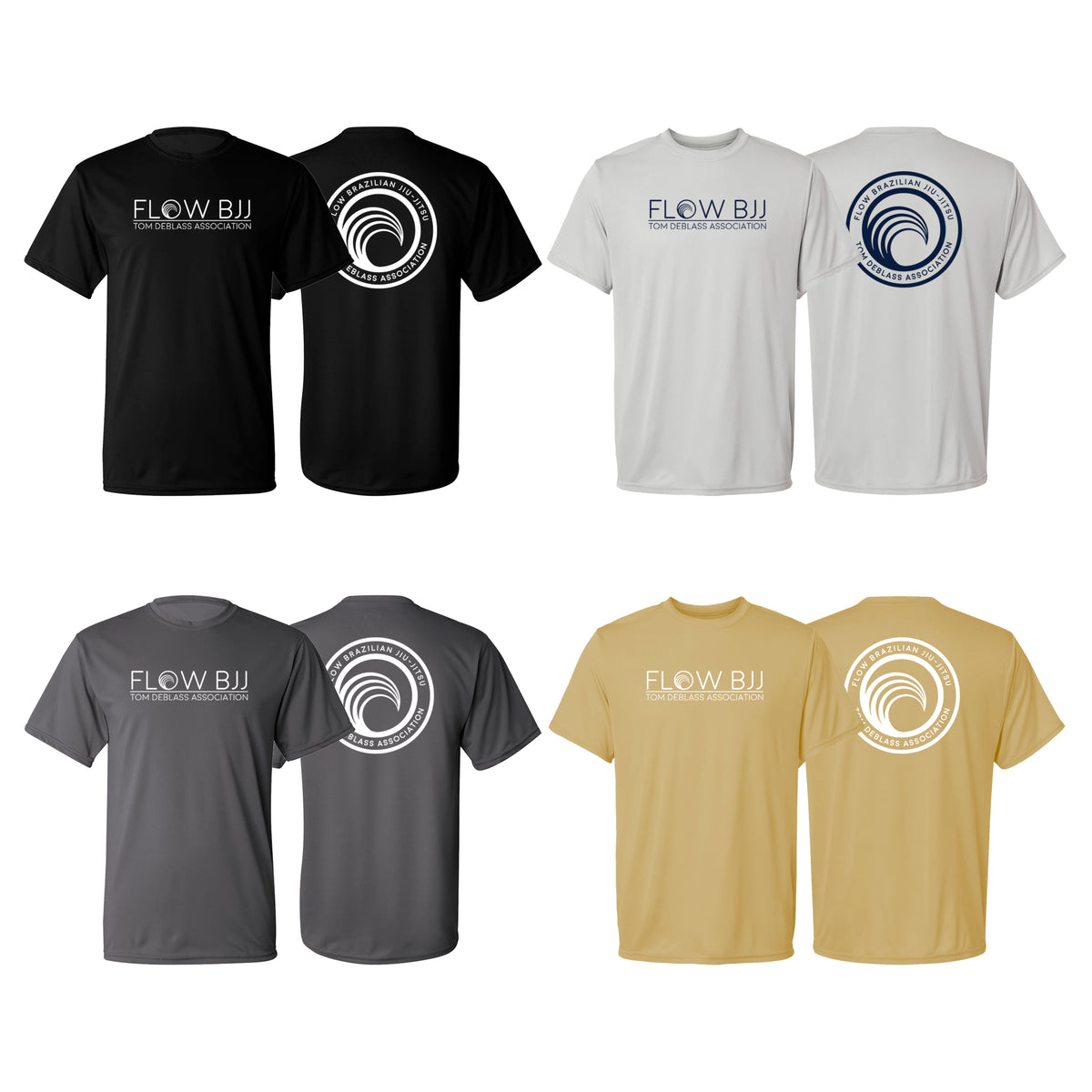 Flow BJJ Academy Dry Fit Shirts #8032 A