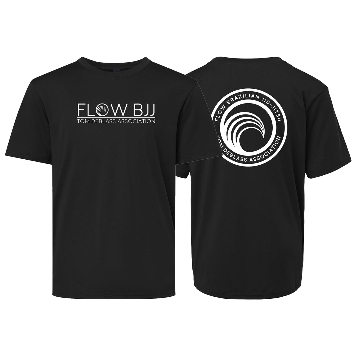 Flow BJJ Academy Dry Fit Kids Shirts #8032 A