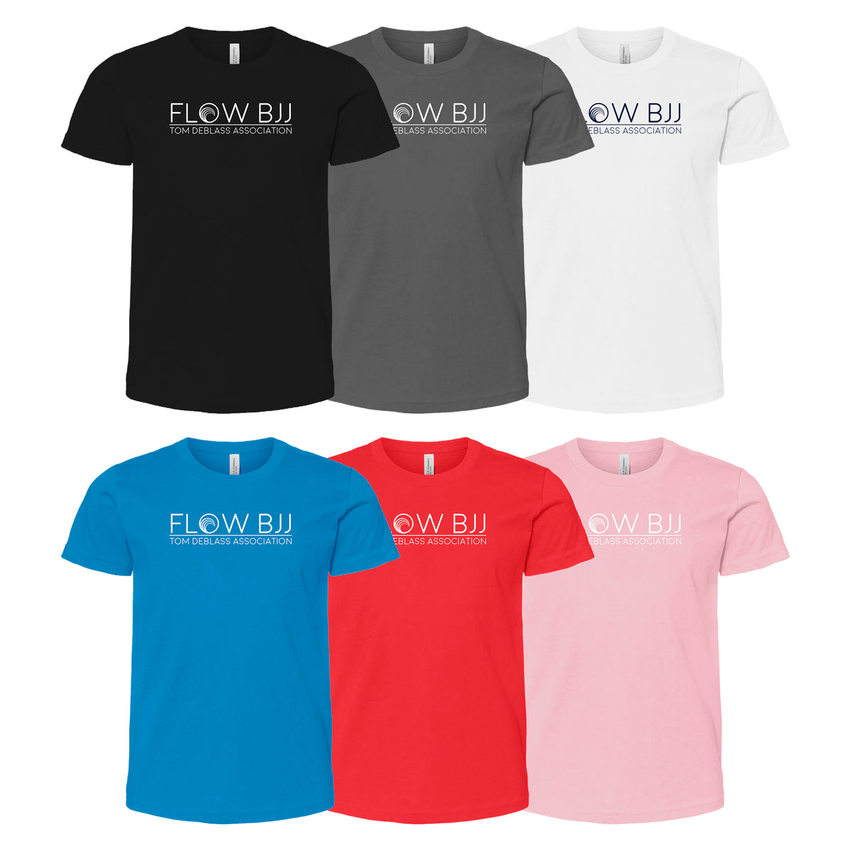 Flow BJJ Academy Kids Shirts #8032 A