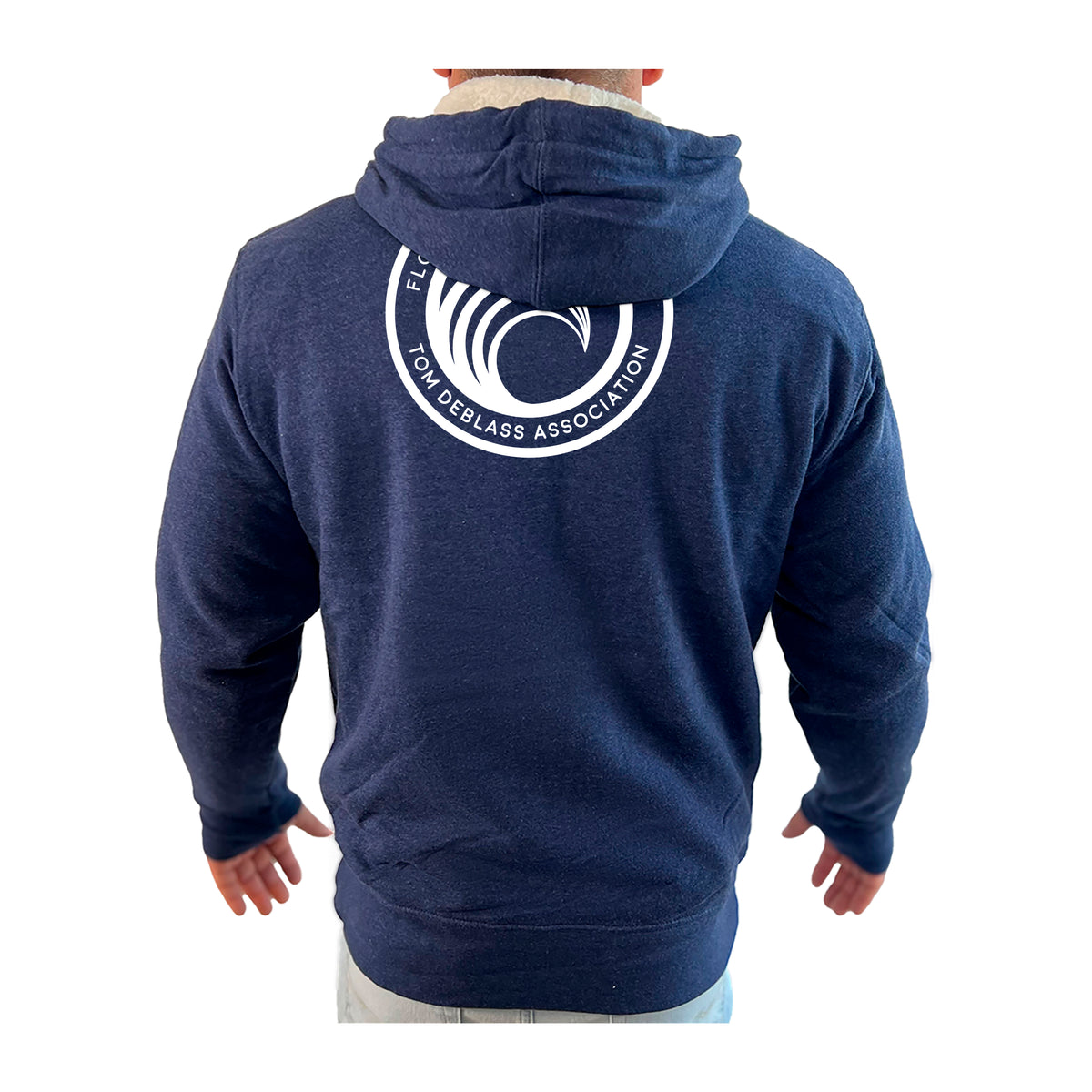 Flow BJJ Academy Sherpa Lined Zip-Up Hoodie #8032 B