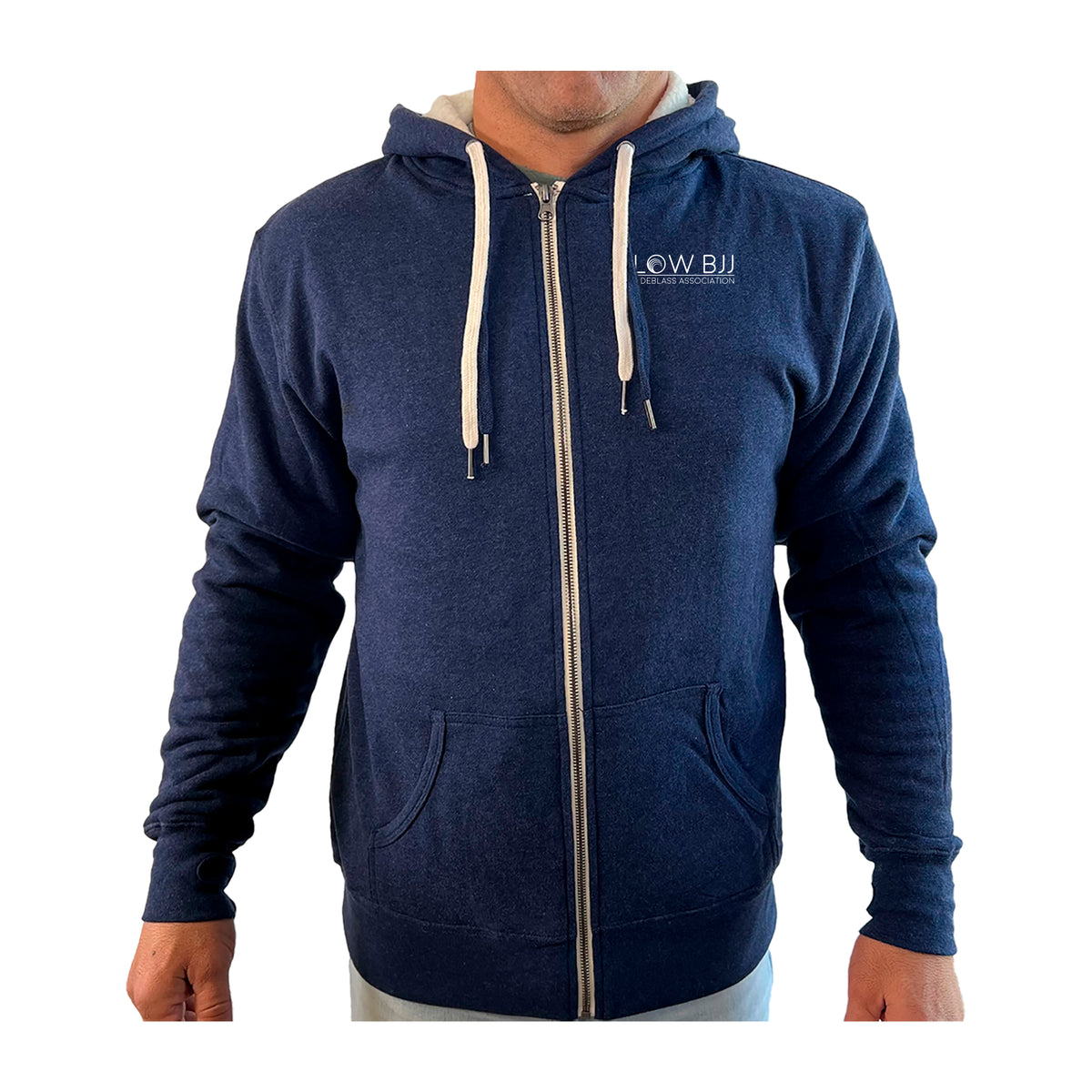 Flow BJJ Academy Sherpa Lined Zip-Up Hoodie #8032 B
