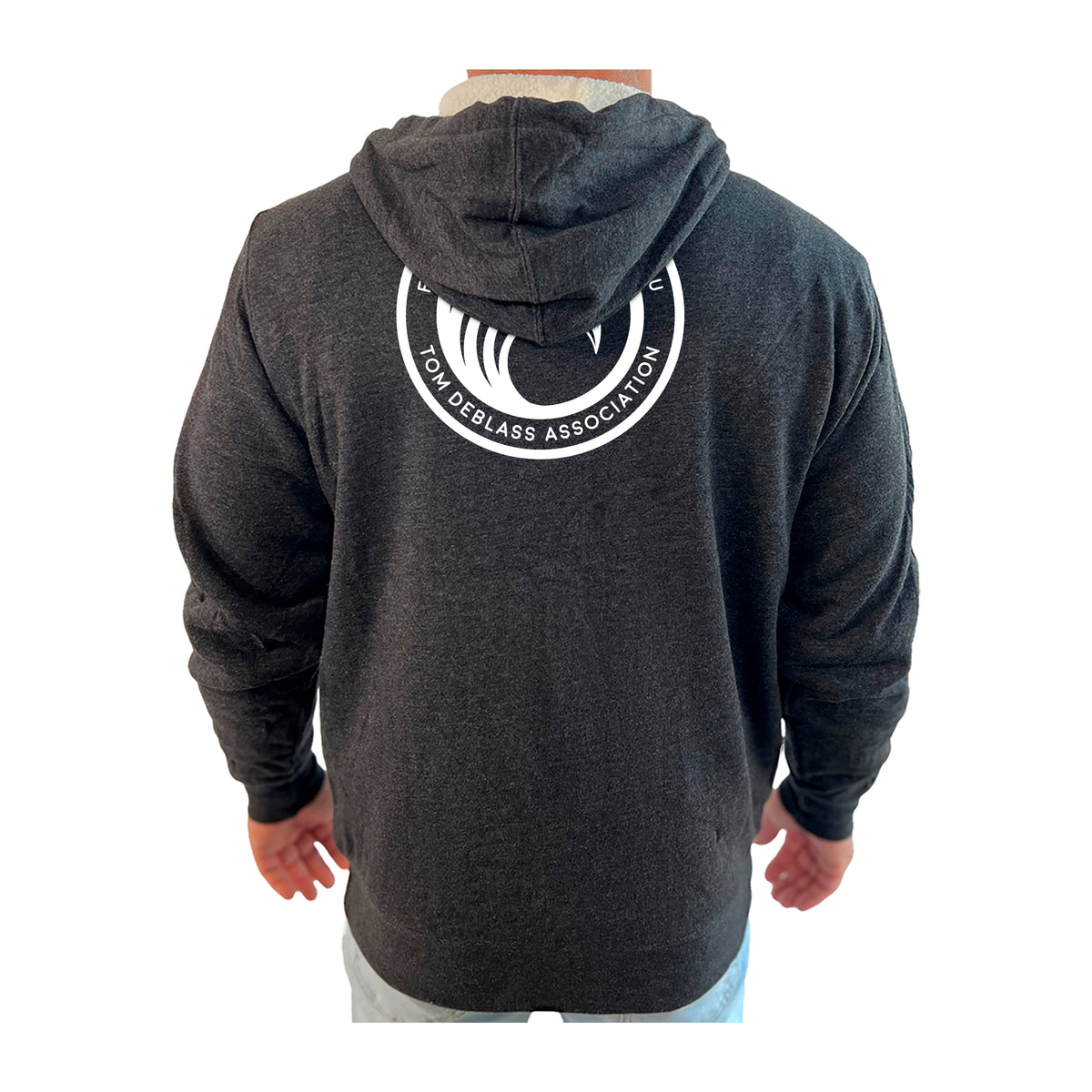 Flow BJJ Academy Sherpa Lined Zip-Up Hoodie #8032 B