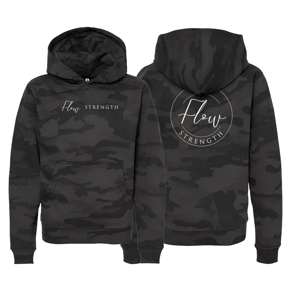 Flow Strength Academy Sweater Kids Hoodie #8032 C