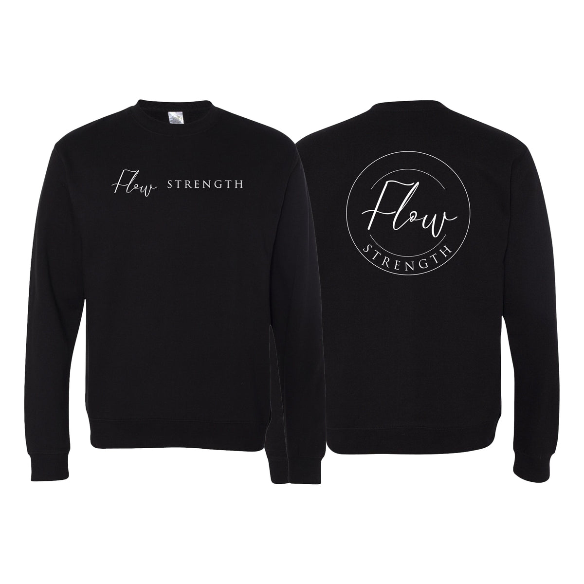 Flow Strength Academy Crewneck Sweatshirt #8032 C