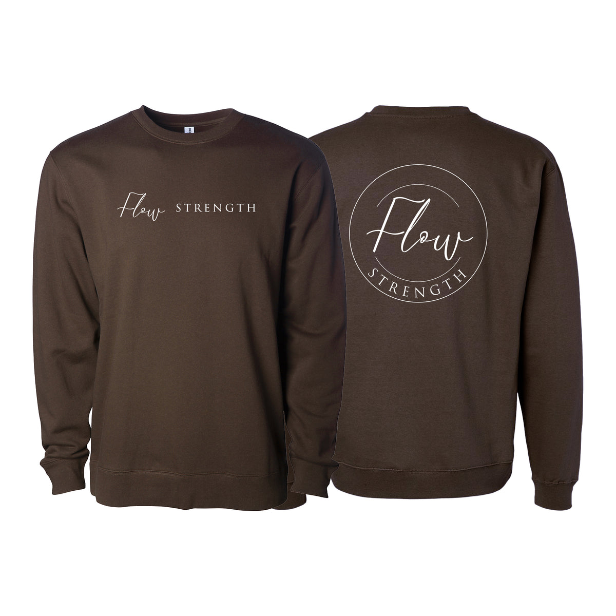 Flow Strength Academy Crewneck Sweatshirt #8032 C