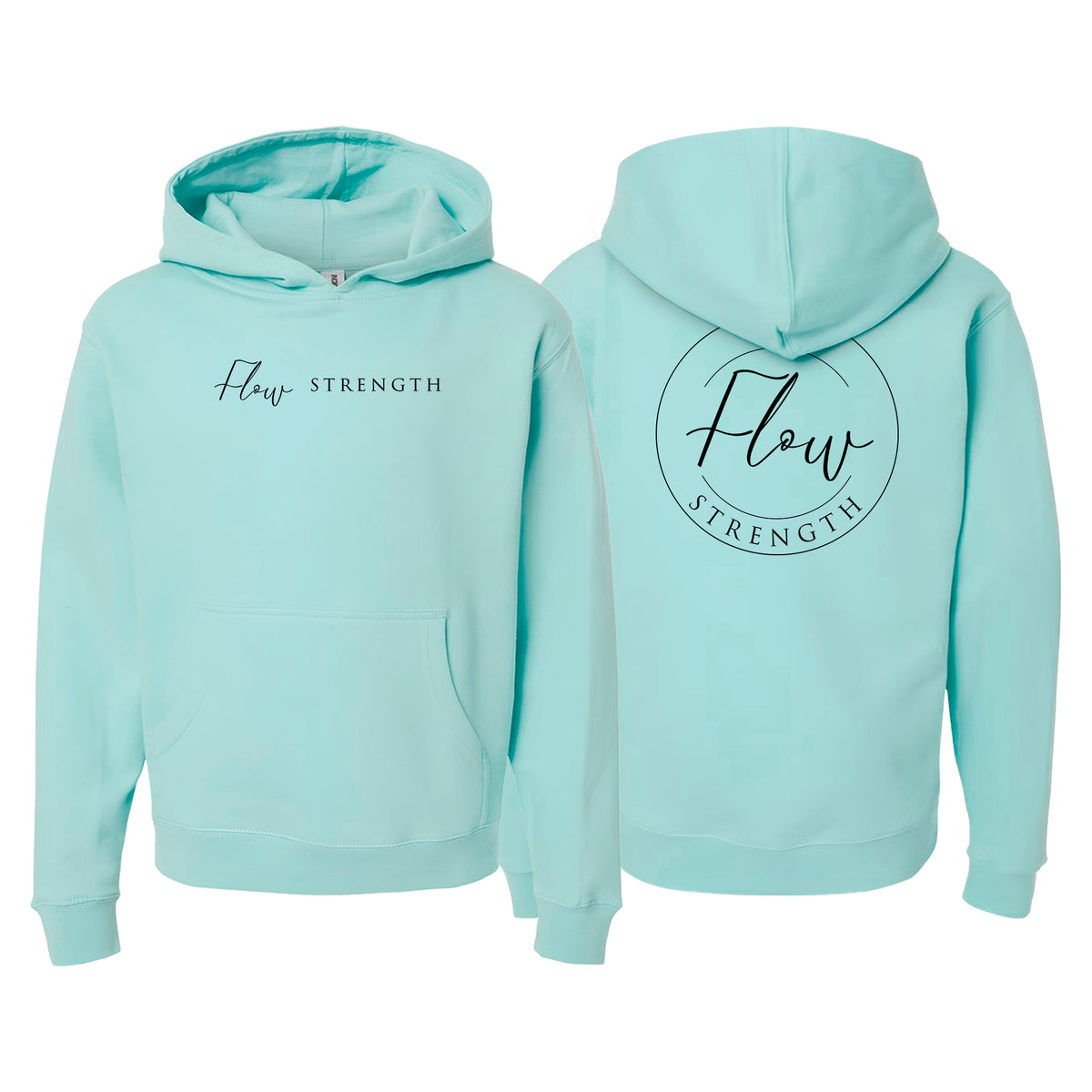 Flow Strength Academy Sweater Kids Hoodie #8032 C