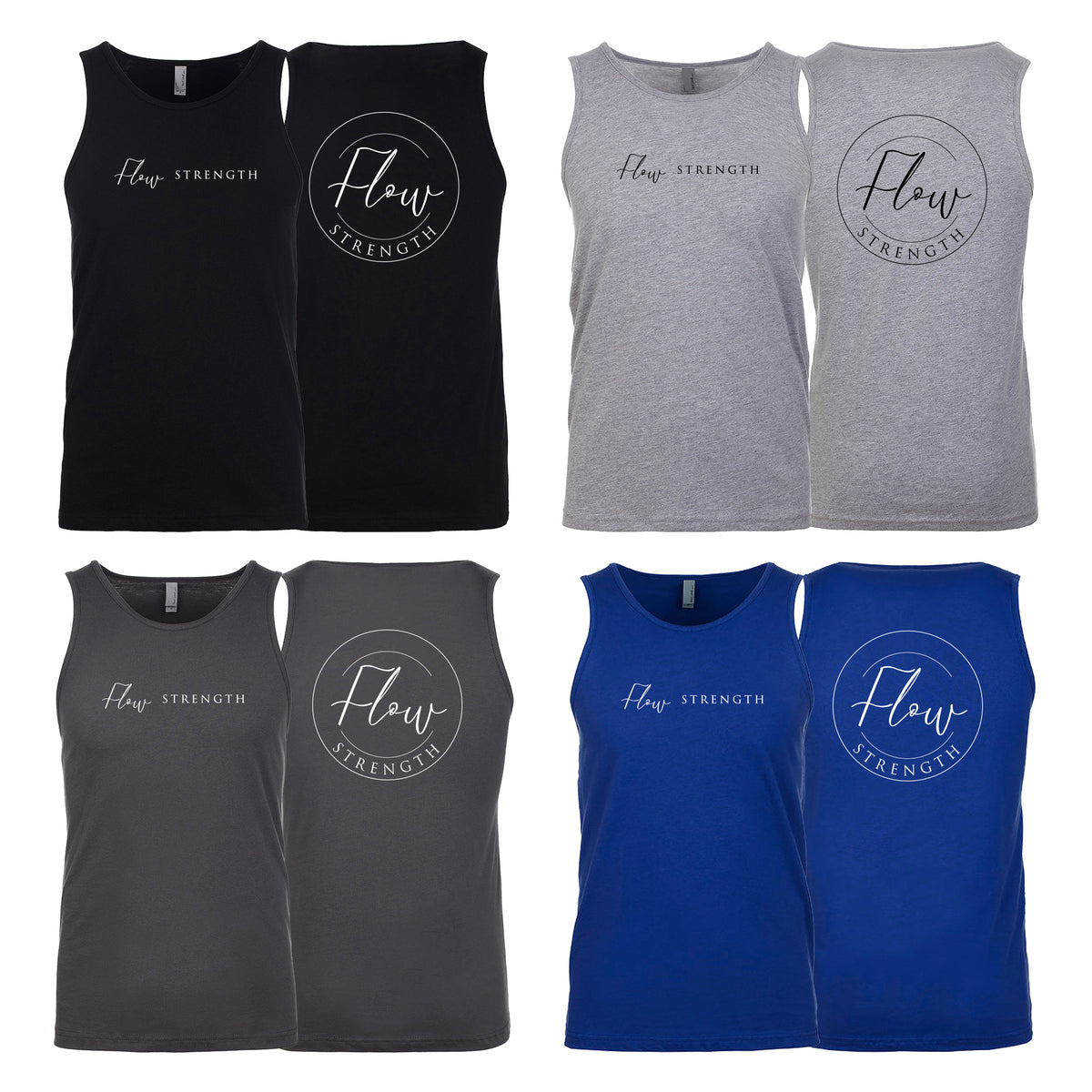 Flow Strength Next Level Tank Tops #8032 C