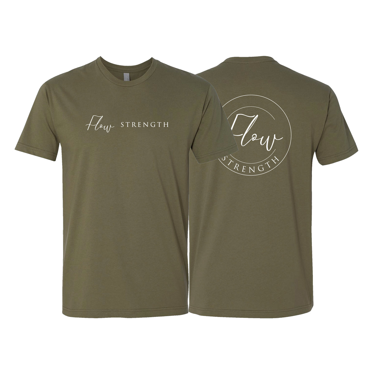 Flow Strength Next Level Adult Shirts #8032 C