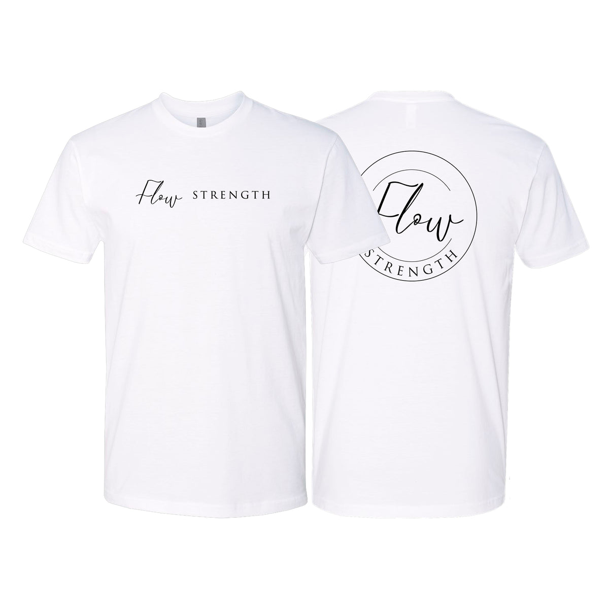 Flow Strength Next Level Adult Shirts #8032 C