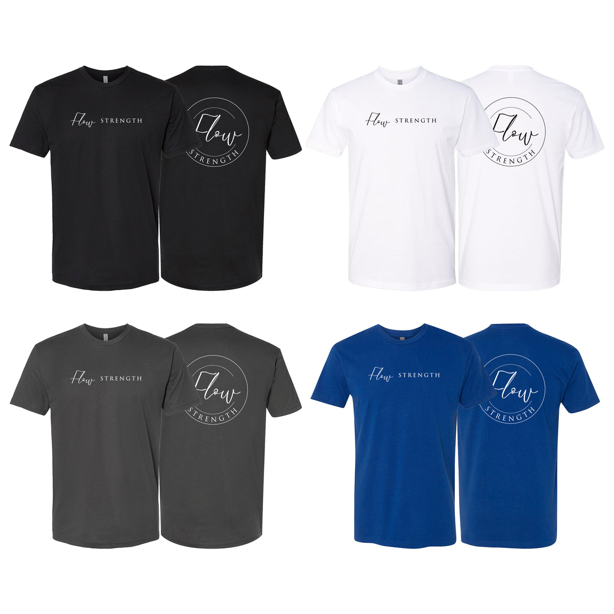 Flow Strength Next Level Adult Shirts #8032 C