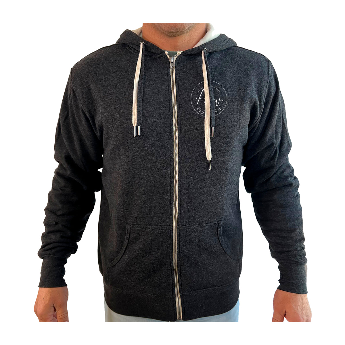 Flow Strength Academy Sherpa Lined Zip-Up Hoodie #8032 D