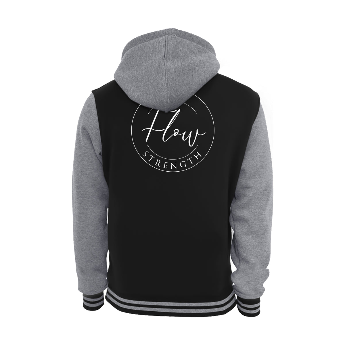 Flow Strength Academy Varsity Zip-Up Hoodies #8032 D