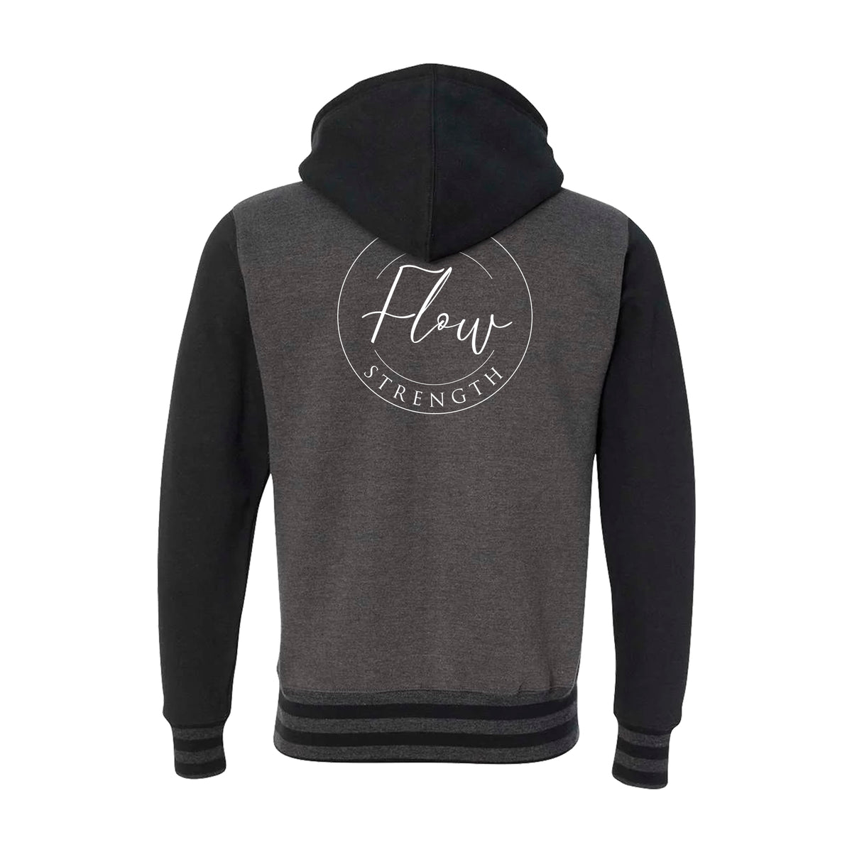 Flow Strength Academy Varsity Zip-Up Hoodies #8032 D