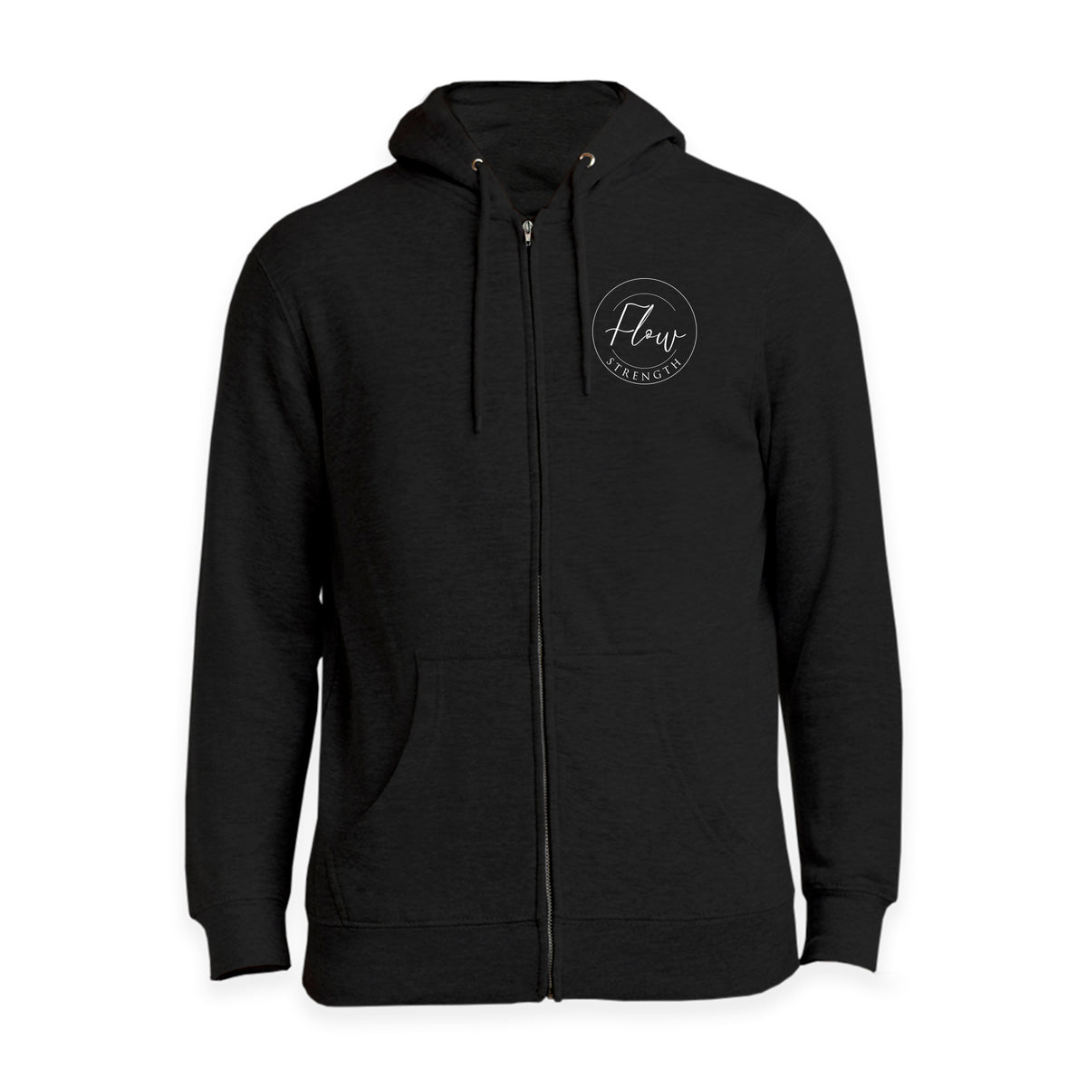 Flow Strength Academy Zip-Up Hoodies #8032 D