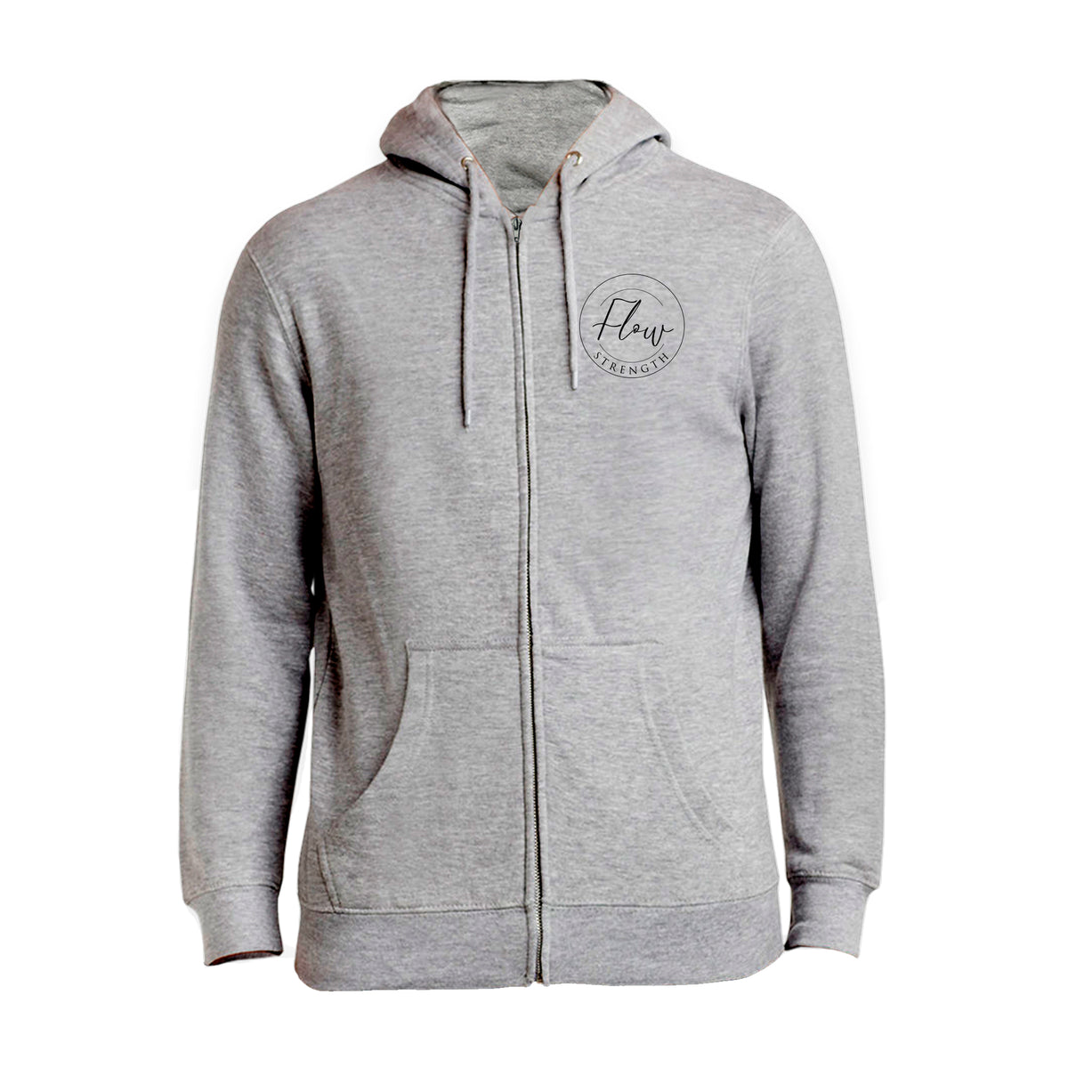 Flow Strength Academy Zip-Up Hoodies #8032 D