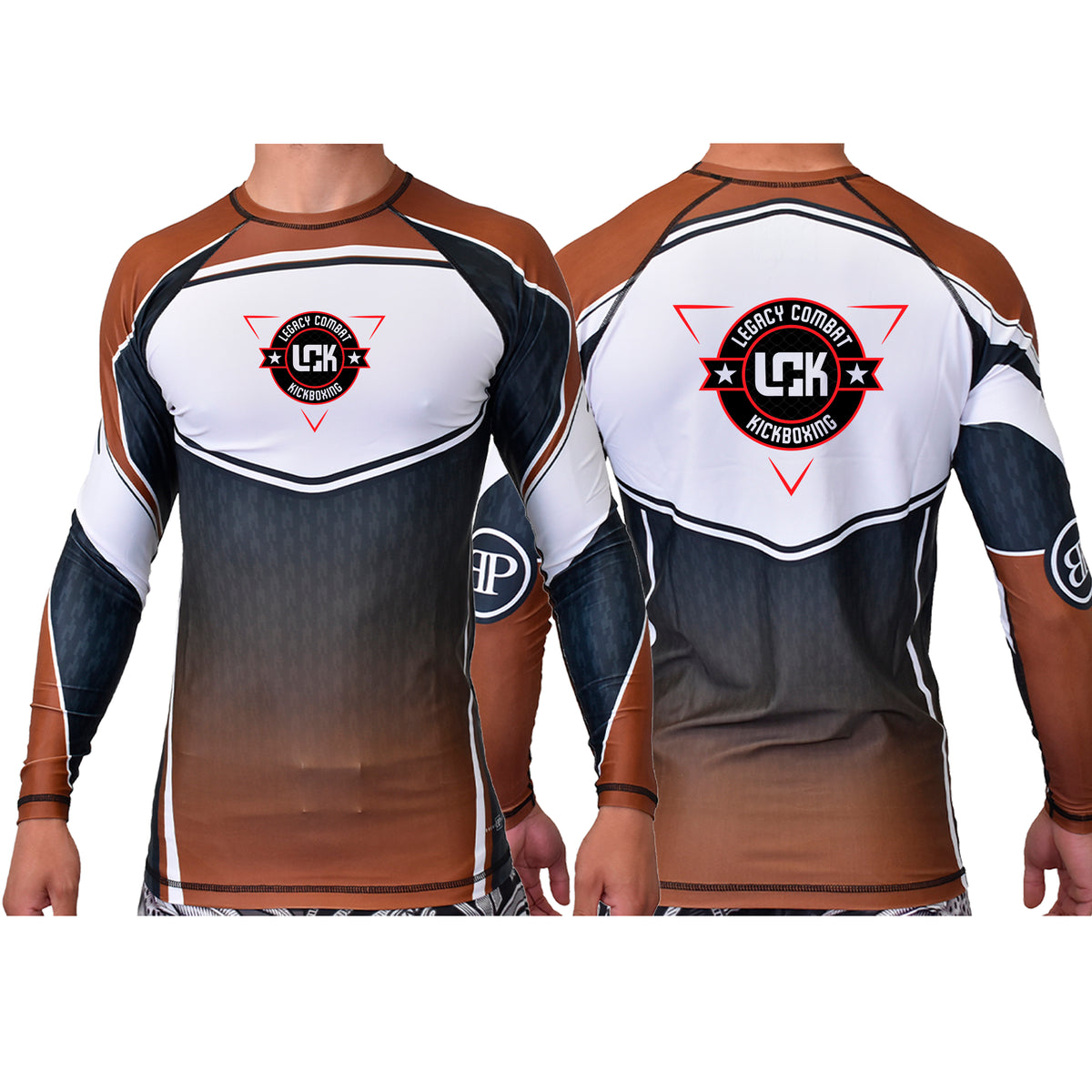 Legacy Martial Arts & Fitness Academy Ranked Long Sleeve Rash Guards #8033 A
