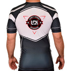 Legacy Martial Arts & Fitness Academy Rash Guards Black/White #8033 A