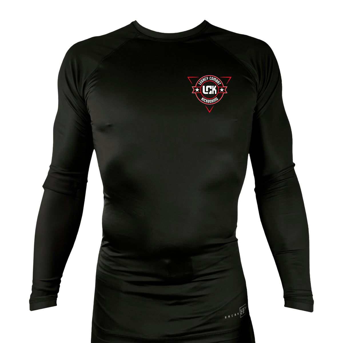 Legacy Martial Arts & Fitness All Black Custom Rash Guards Long Sleeves #8033 A