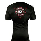 Legacy Martial Arts & Fitness All Black Custom Rash Guards Short Sleeves #8033 A