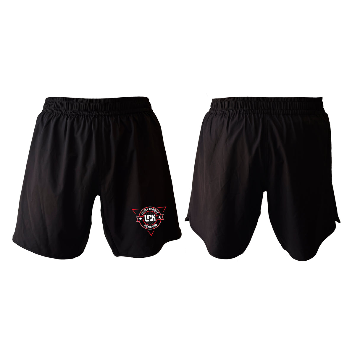 Legacy Martial Arts & Fitness All Black Custom Shorts 2.0 #8033 A
