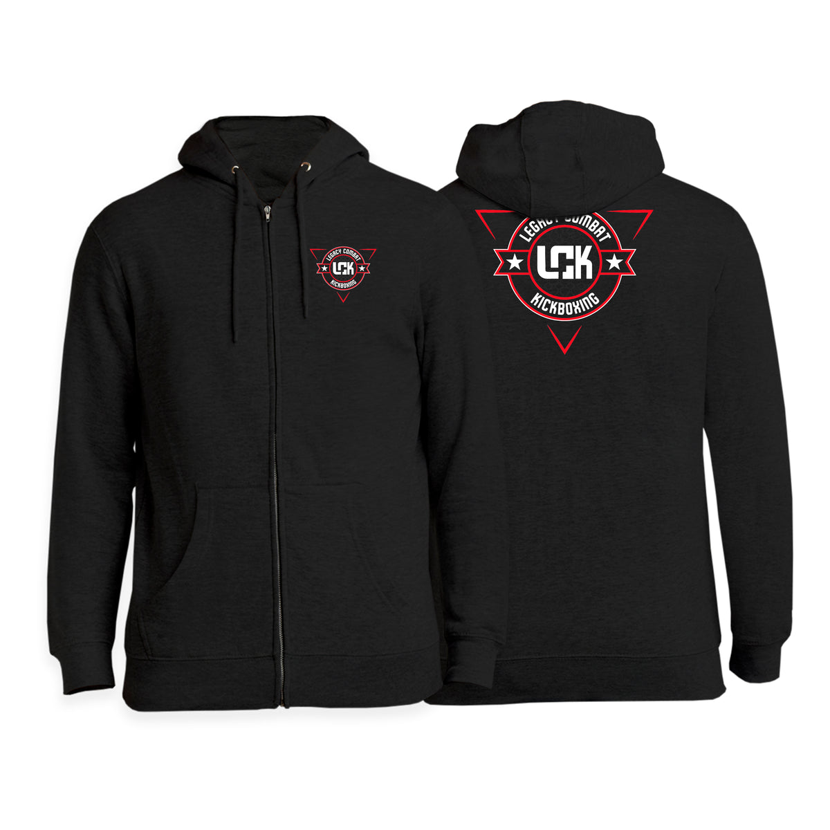 Legacy Martial Arts & Fitness Academy Zip-Up Hoodies #8033 A