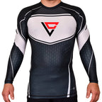 Legacy Martial Arts & Fitness Academy Rash Guards Black/White #8033 B
