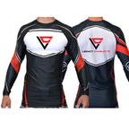 Legacy Martial Arts & Fitness Academy Ranked Long Sleeve Rash Guards #8033 B
