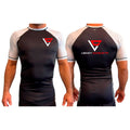 Legacy Martial Arts & Fitness All Black Ranked Short Sleeve Rash Guards #8033 B