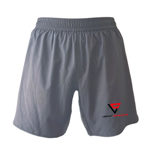 Legacy Martial Arts & Fitness Custom Grey Shorts 2.0 #8033 B