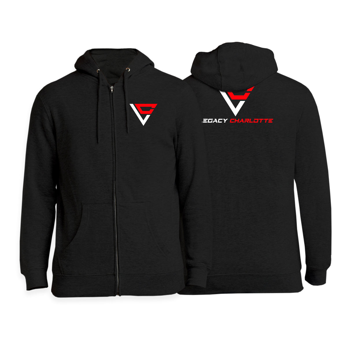 Legacy Martial Arts & Fitness Academy Zip-Up Hoodies #8033 B