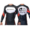 Ebb and Flow BJJ Academy Ranked Long Sleeve Rash Guards #8034 A
