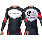 Ebb and Flow BJJ Academy Ranked Long Sleeve Rash Guards #8034 A