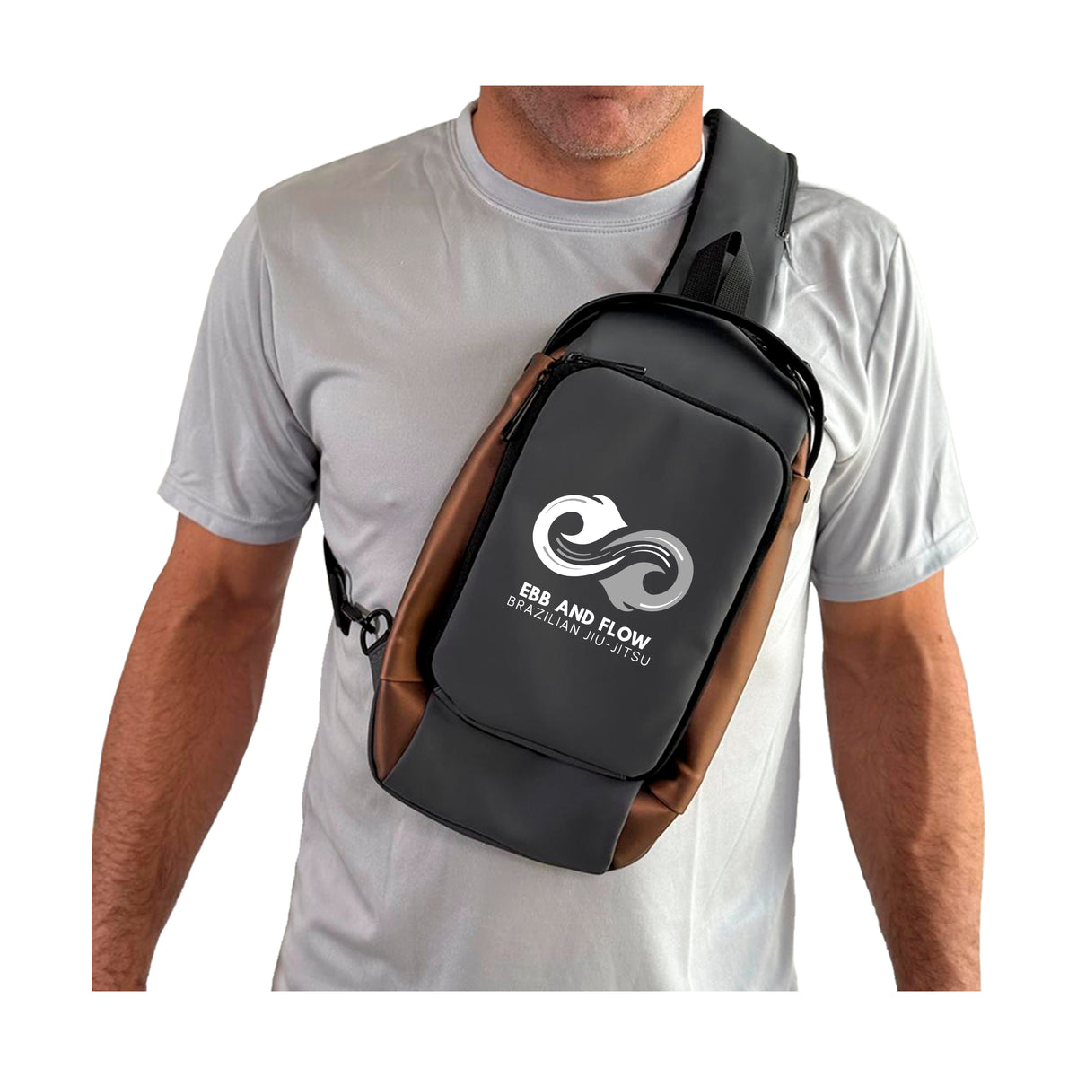 Ebb and Flow BJJ Academy Crossbody Bags #8034 A
