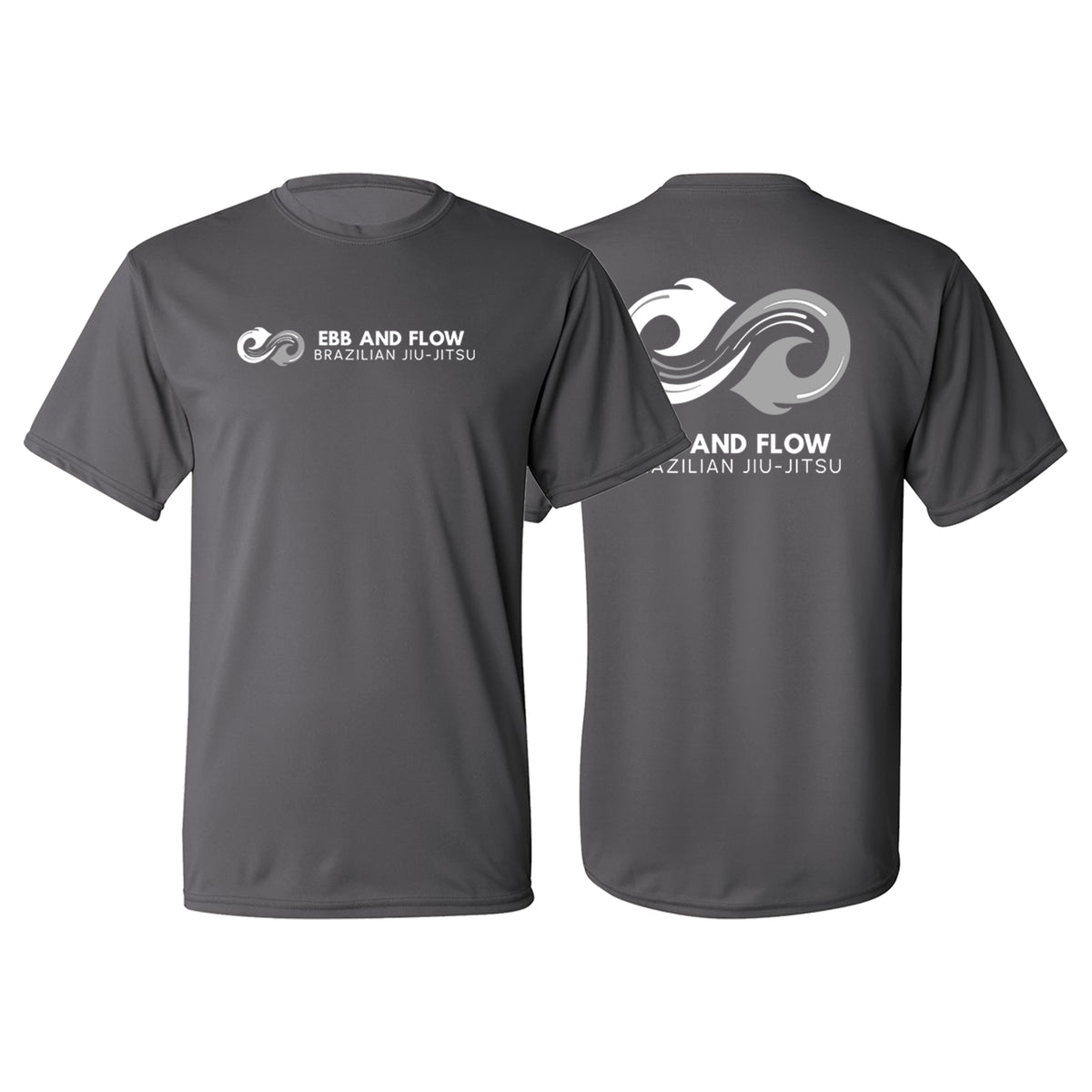 Ebb and Flow BJJ Academy Dry Fit Shirts #8034 A