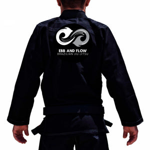 Ebb and Flow BJJ Academy Adults Gi - Black #1452