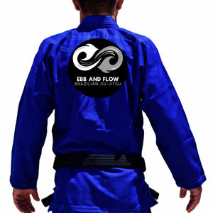 Ebb and Flow BJJ Academy Kids Gi - Blue #1452