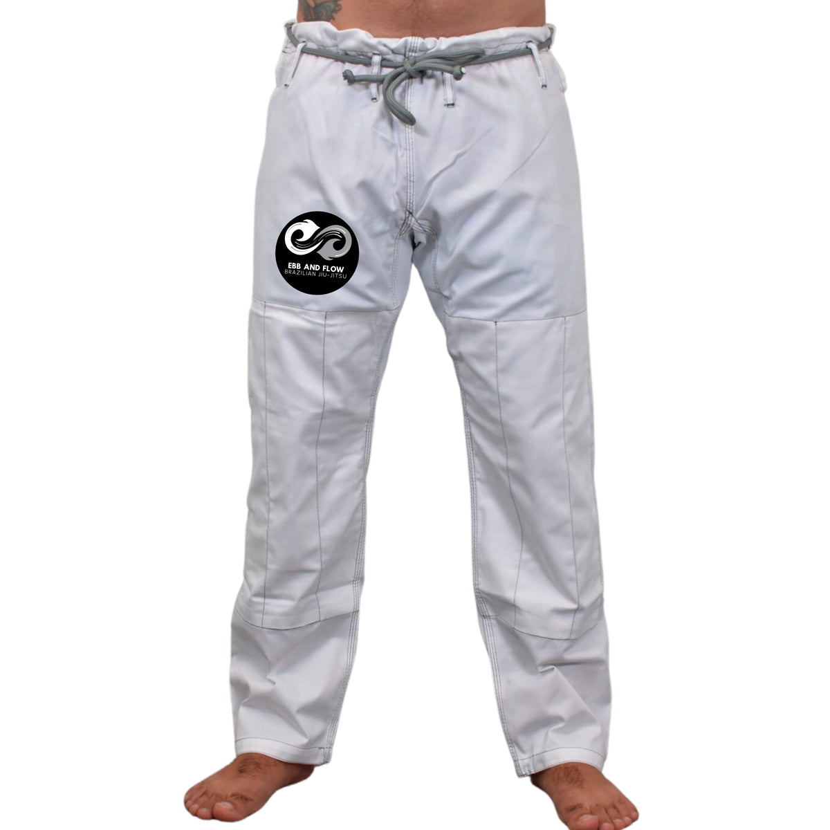 Ebb and Flow BJJ Academy Kids Gi - White #1452
