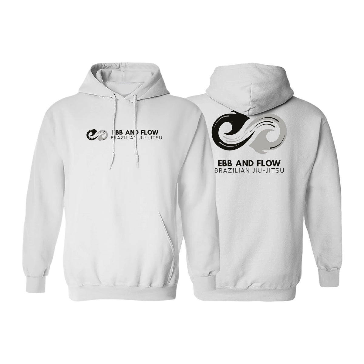 Ebb and Flow BJJ Academy Sweater Hoodie #8034 A