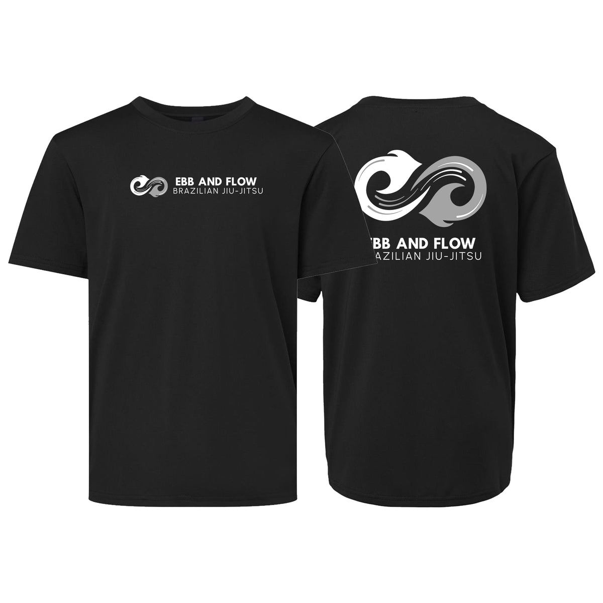 Ebb and Flow BJJ Academy Dry Fit Kids Shirts #8034 A