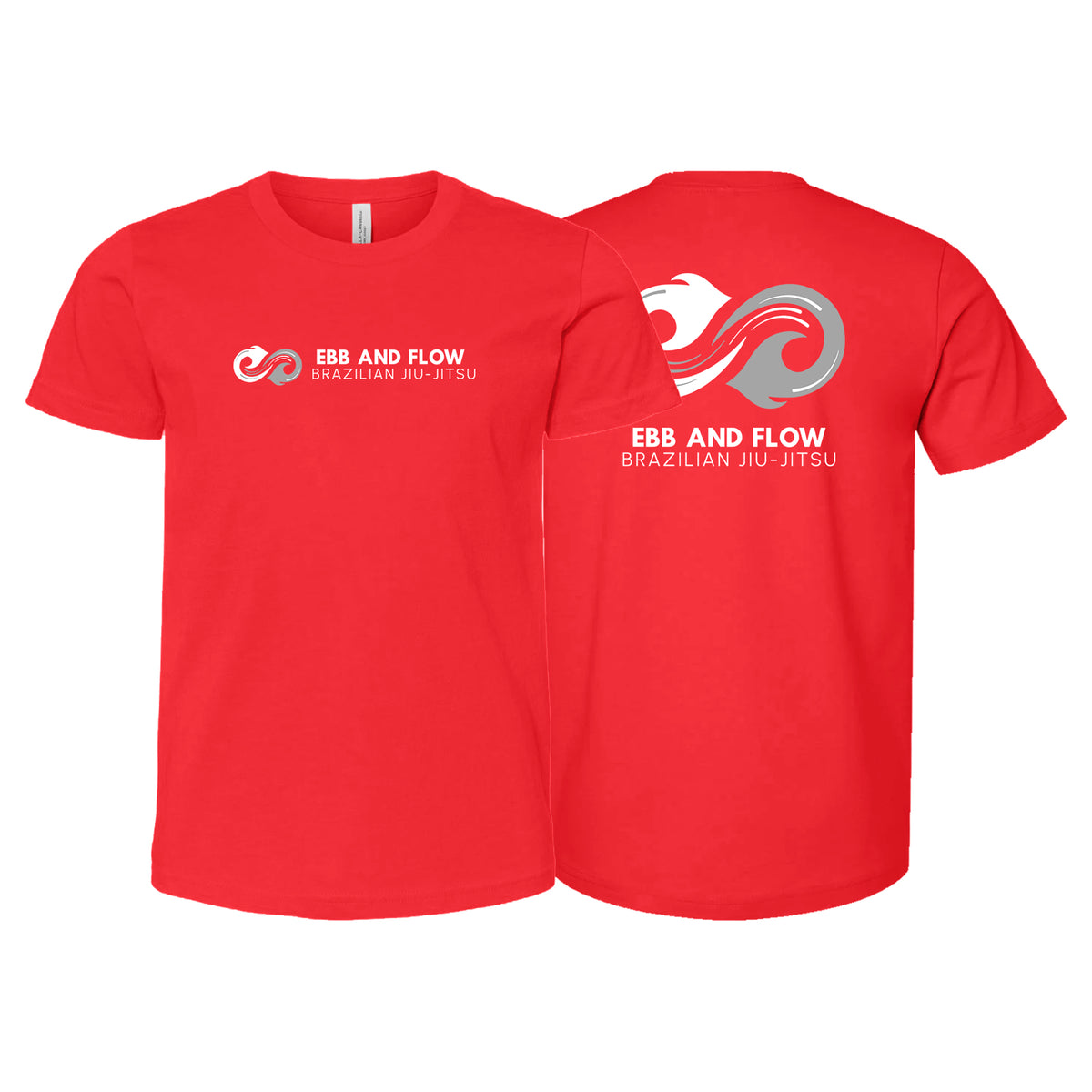 Ebb and Flow BJJ Academy Kids Shirts #8034 A